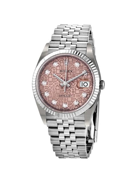 ROLEX Rolex Datejust 36 Diamond Pink Jubilee Dial Ladies Watch 126234PJDJ