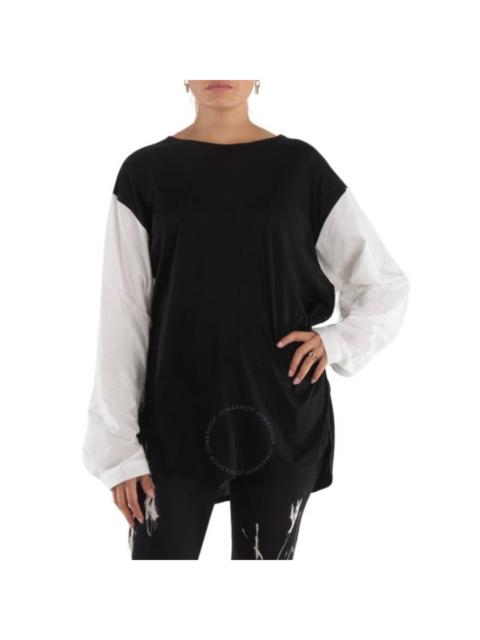 Y'S Round-Neck Lyocell-Blend Sweatshirt, Brand Size 2