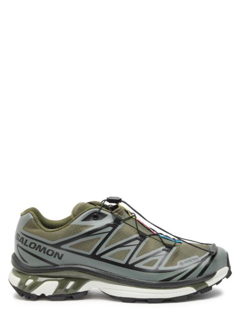 Salomon XT-6 Gtx Panelled Mesh Sneakers