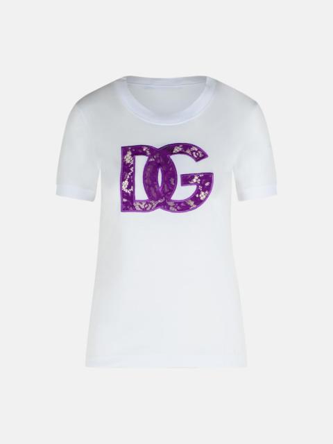 Dolce & Gabbana WHITE COTTON T-SHIRT