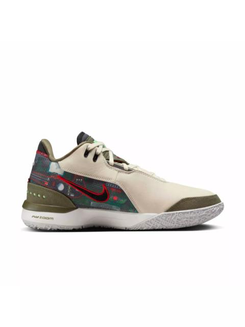 Nike LeBron NXXT Gen AMPD "Light Cream/Medium Olive/Metallic Silver/Black" Men's Basketball Shoe