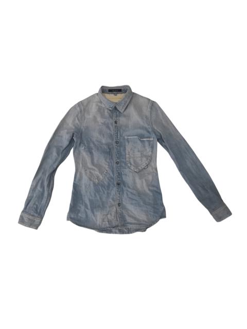 Other Designers Johnbull Shunsuke Niwa Selvedge Japan Buffalo Shirt (F446)