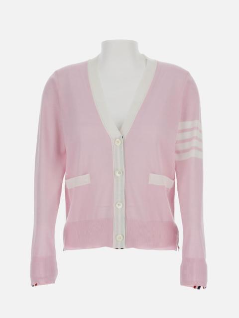 Thom Browne WOMEN'S WOOL CARDIGAN