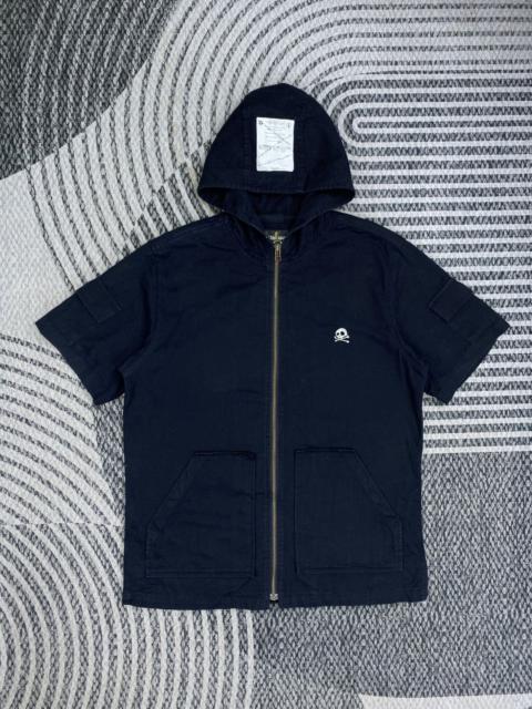 Other Designers Japanese Brand - Vintage Six Sim Sadism Skull Embroidery Zip-Up Hooded Jacket