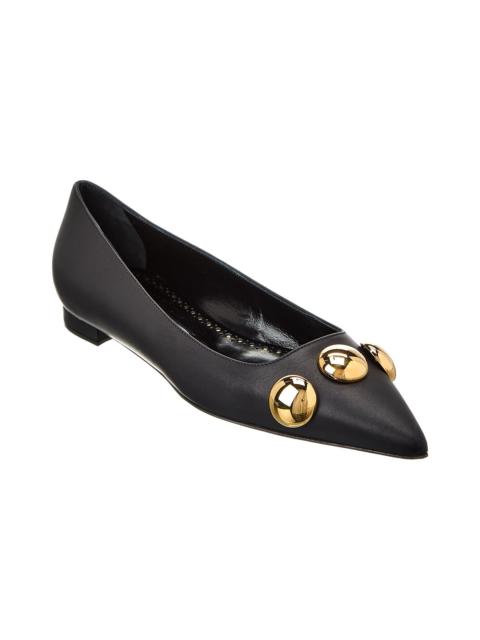 Manolo Blahnik Manolo Blahnik Chappa Leather Flat