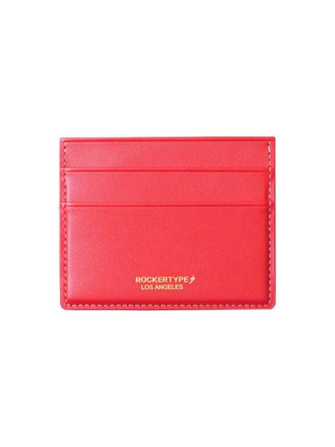 Rockertype Luxury Cardholder Italian Leather Red