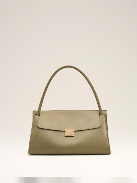 AMI Paris GREEN SMOOTH LEATHER MIMI BAG