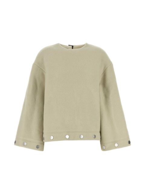 Nanushka Sand Wool Blend Oversize Anwen Blouse