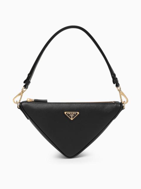 Prada Prada Triangle Black Leather Bag