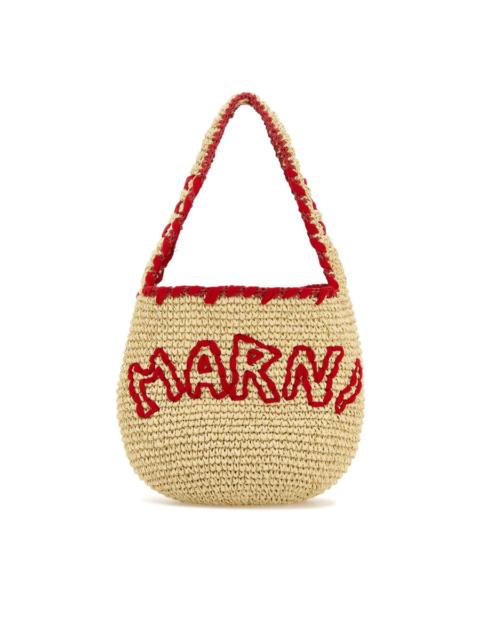 Marni Marni Raffia Small Nassa Shoulder Bag