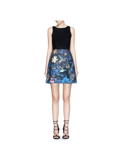 Alice + Olivia - Enchanted Forest Printed - Mini Skirt