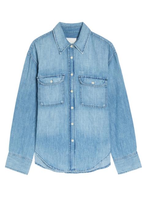 Maison MIHARAYASUHIRO Leon Embroidery Stripe Shirt - K16SH411