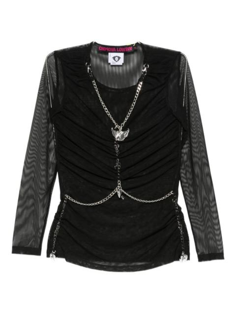 Chopova Lowena chain-embellished top