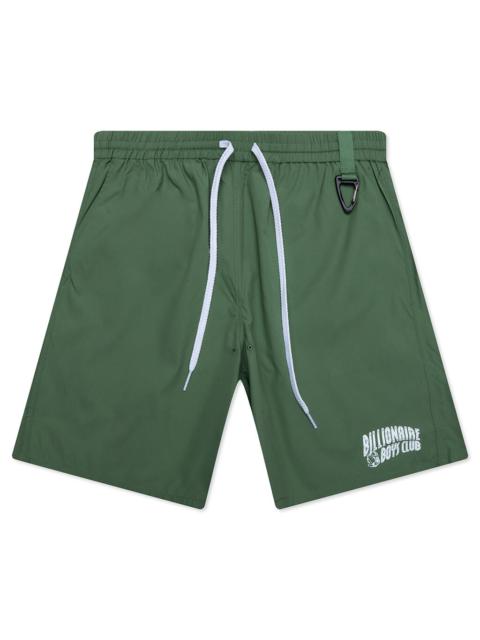 BILLIONAIRE BOYS CLUB CURVE SHORTS - VINEYARD GREEN