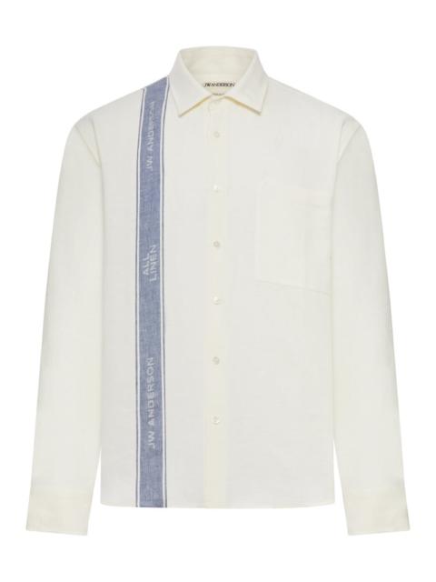 Other Designers J.W.Anderson Men Long-Sleeved Linen Shirt