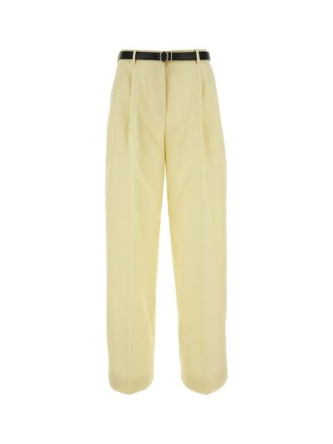 パンツ JIL SANDER Ivory Viscose Blend Pant Jil Sander Jil Sander Woman Ivory Viscose Blend Pant