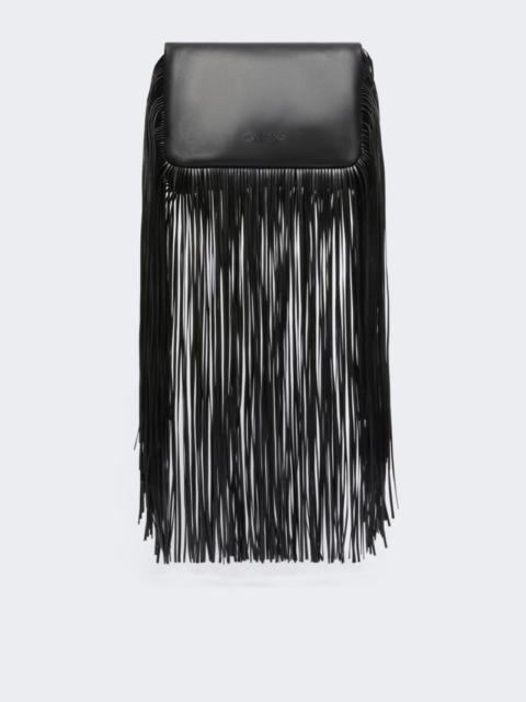 Sportmax Mini Soffy Bag in nappa with fringes