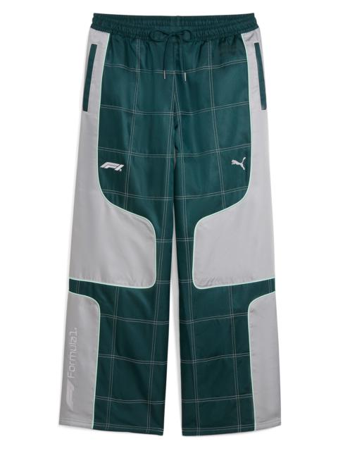 PUMA PUMA Formula 1® Lifestyle Racing Pants in Green Terrain at Nordstrom