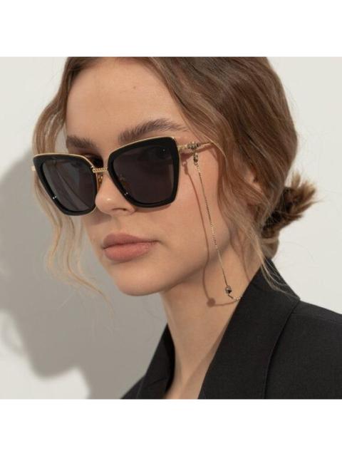 Valentino NEW VALENTINO SUNGLASSES VLS-165A BLACK/GOLD WOMEN EYEWEAR