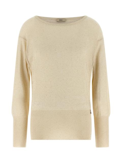 Herno Lamé And Sequin Yarn Sweater