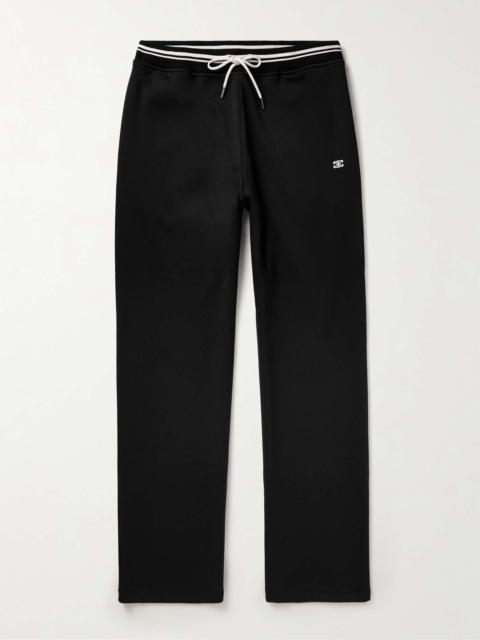 Straight-Leg Striped Jersey Sweatpants