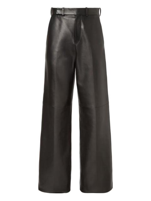 FENDI Fendi Women Leather Trousers