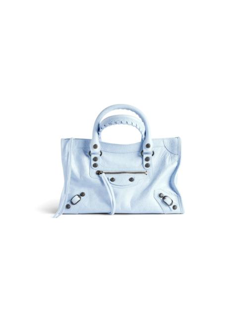 BALENCIAGA Women's Le City Bag Small  in Cloudy Blue
