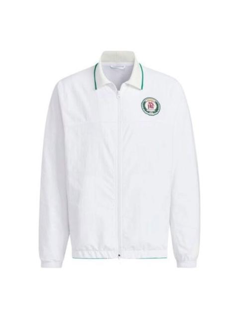 adidas adidas Verbiage Woven Jacket Asia Sizing 'White' JE3627