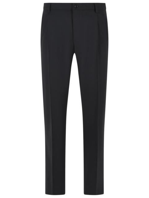Dolce & Gabbana Dolce & Gabbana Virgin Wool Trousers Black Men