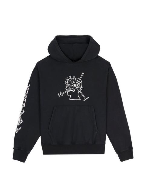 BRAIN DEAD Neuro Free Association Hoodie - Washed Black