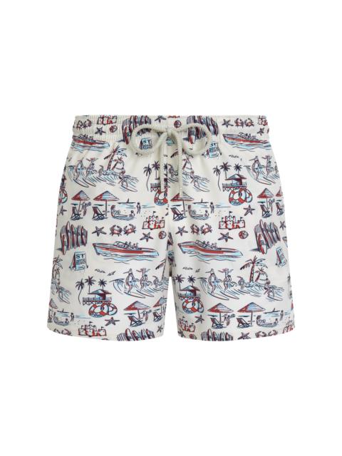Vilebrequin Men Stretch Swim Trunks Family Beach- Vilebrequin x St Regis