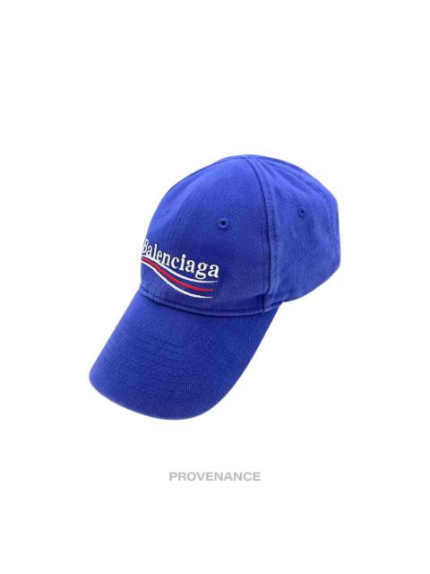 BALENCIAGA Balenciaga Political Campaign Cap Hat - Archetype Blue