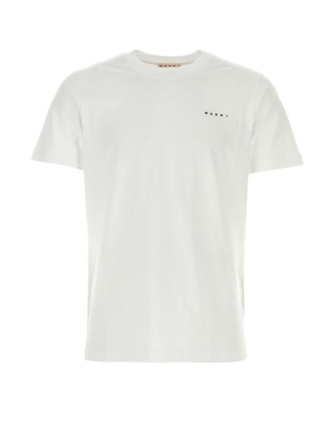MARNI White Cotton T-Shirt