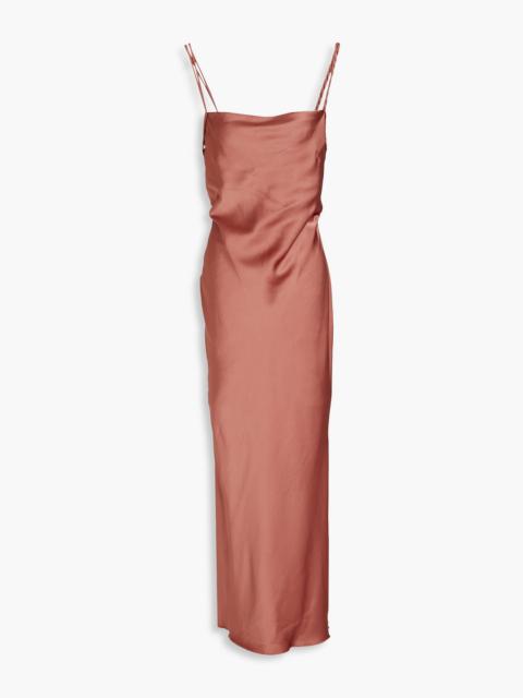 Nanushka Satin midi dress