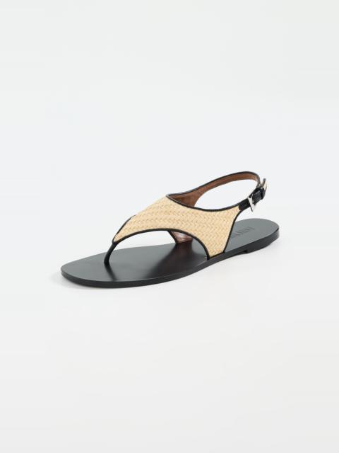 PARIS TEXAS Amalfi Flat Sandals
