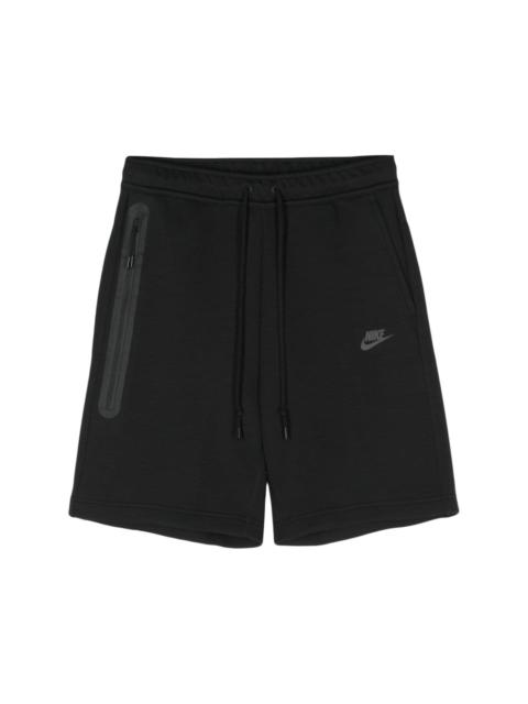 logo-print track shorts