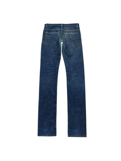 Dior Dior Homme Long Leg Denim Distressed Jeans Hedi Slimane