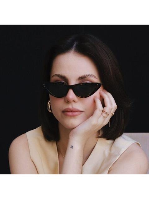 Dior NEW Dior MISSDIOR B4U CD40105U 52N 22C0 Havana Green Unisex Cat Eye Sunglasses