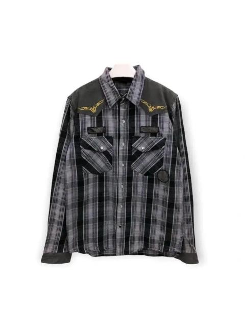 Other Designers Vintage Bad boy Plaid Tartan Flannel Shirt 👕
