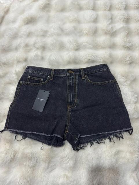 SAINT LAURENT Brand new Saint Laurent (YSL) distressed denim shorts