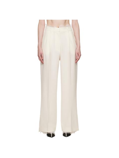 beaufille Off-White Celeste Trousers