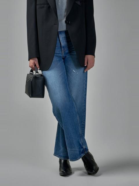 Acne Studios Regular Fit High Waist Wide Leg Jeans