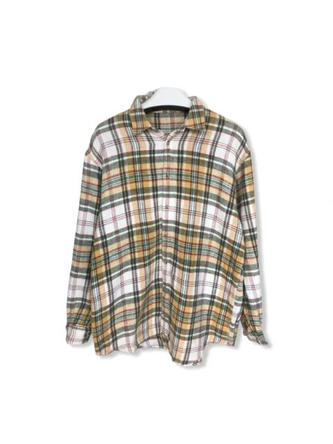 Other Designers Flannel - Mademoiselle Non Non Plaid Tartan Flannel Shirt 👕