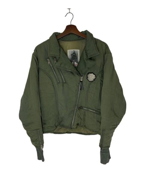 Other Designers Vintage DONNA FRANCA Motor Company Cafe Biker Ski Jacket