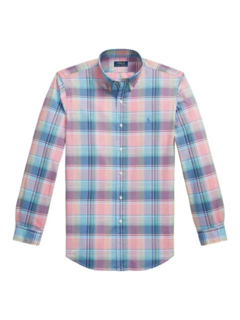 Polo Ralph Lauren Polo Ralph Lauren Custom Fit Plaid Poplin Shirt
