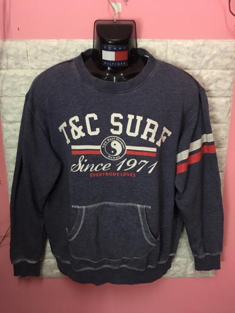 Other Designers Vintage - Vintage Sweatshirt T&C surf 1971