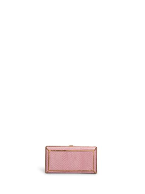 Callas Clutch in Pink Snakeskin