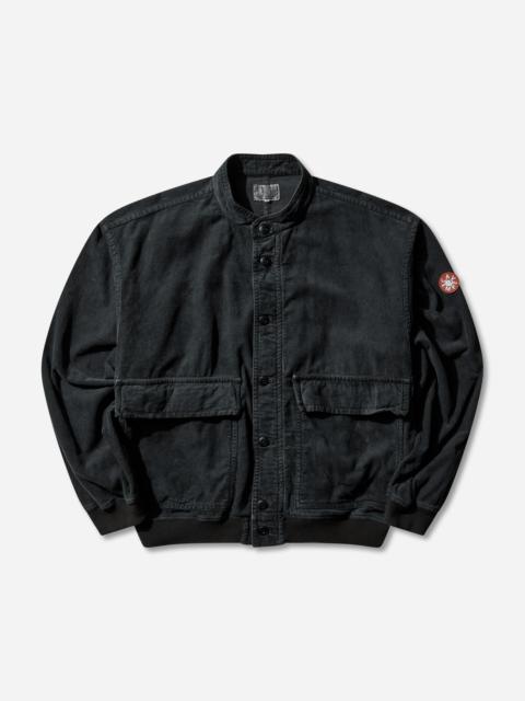 Cav Empt Men's Overdye Cord Button Jacket Charcoal