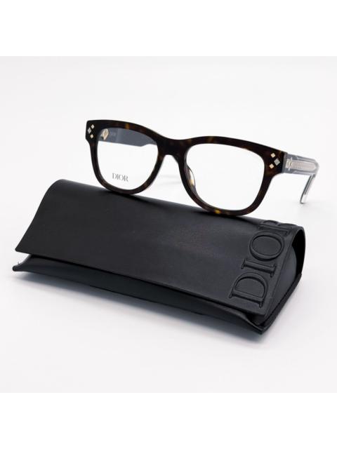 Dior NEW DIOR EYEGLASSES CD DIAMONDO S1I 2000 SQUARE HAVANA EYEGL