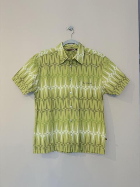 Other Designers Quiksilver green vintage shirt button up summer rare